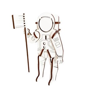 Astronaut 3D Wooden Kitset